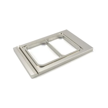 Menü tálca 227 x 178 mm - Kicsi - 2 rekeszes