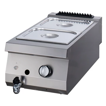 Premium Bain Marie - Gázüzemű - 90cm mély