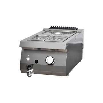 Nagy teljesítményű Bain Marie - gáz - egy zónás - 70cm mélységben