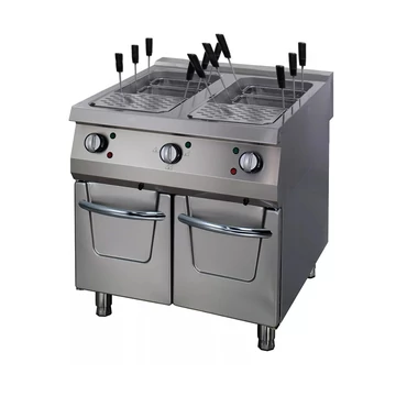 Prémium tésztafőző - Elektromos - 400V - Duplazónás - 90cm mélységű