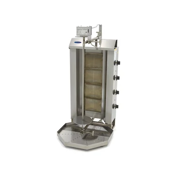 Gyros / Kebab grill gáz - 4 égővel - 50kg hús