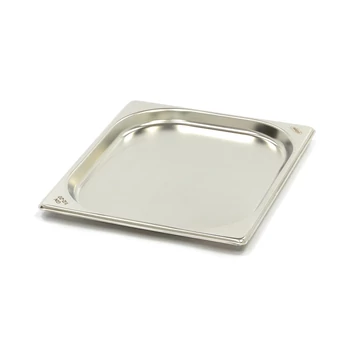Gasztronorm tartály 1/2 GN - 2cm mély - 32,5 x 26,5cm - Rozsdamentes acél