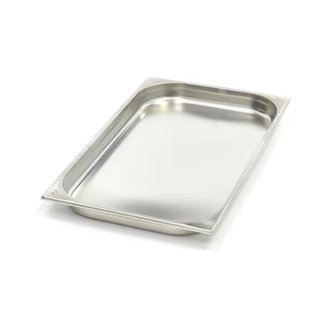 Gasztronorm tartály 1/1 GN - 4cm mély - 53 x 32,5cm - Rozsdamentes acél