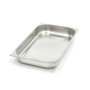 Gasztronorm tartály 1/1 GN - 6,5cm mély - 53 x 32,5 cm - Rozsdamentes acél