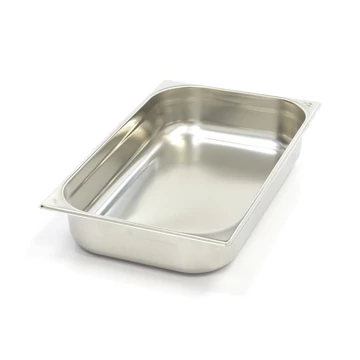 Gasztronorm tartály 1/1 GN - 10cm mély - 53 x 32,5cm - Rozsdamentes acél