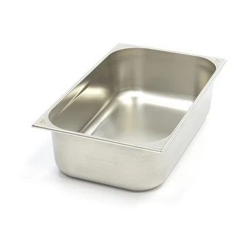 Gasztronorm tartály 1/1 GN - 15cm mély - 53 x 32,5cm - Rozsdamentes acél