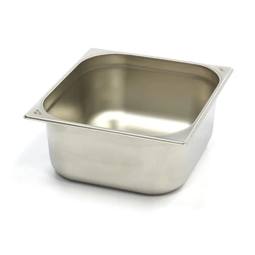 Gasztronorm tartály 1/2 GN - 15cm mély - 32,5 x 26,5cm - Rozsdamentes acél