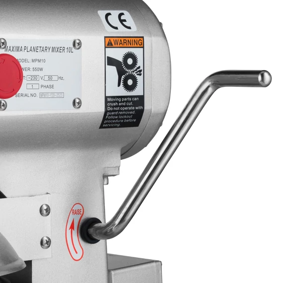 Planetáris mixer 10L - 3 sebességes - MPM10