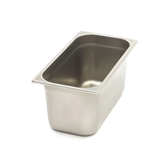 Gasztronorm tartály 1/3 GN - 15cm mély - 32,5 x 17,6cm - Rozsdamentes acél