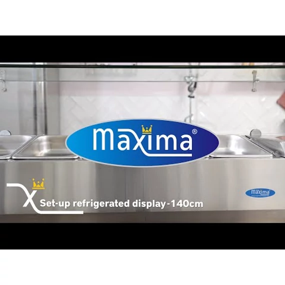 Feltéthűtő - 180cm - 8 x 1/3 GN tárolására alkalmas