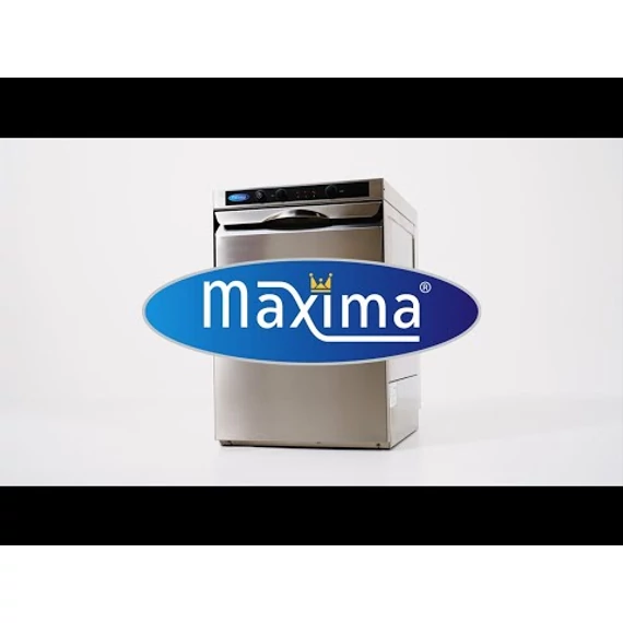 Maxima pohármosogatógép 35 x 35cm 230V gravitációs, öblítőszer adagoló