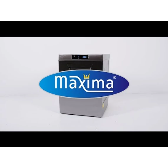 Maxima tányérmosogatógép - 50x50 cm 230V gravitációs, öblítőszer adagoló