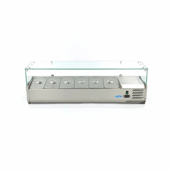 Feltéthűtő - 140cm - 6 x 1/3 GN számára