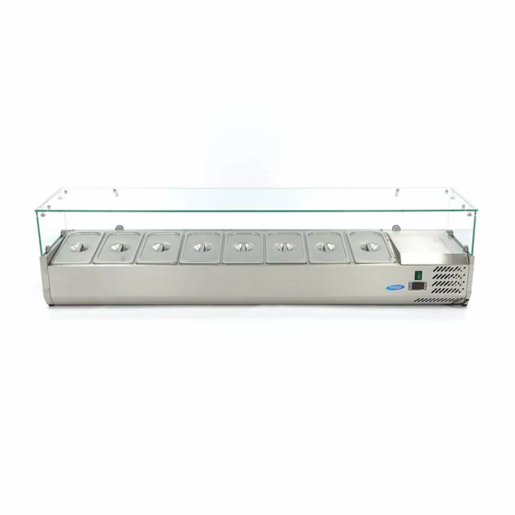 Feltéthűtő - 180cm - 8 x 1/3 GN tárolására alkalmas