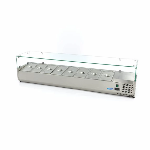 Feltéthűtő - 180cm - 8 x 1/3 GN tárolására alkalmas