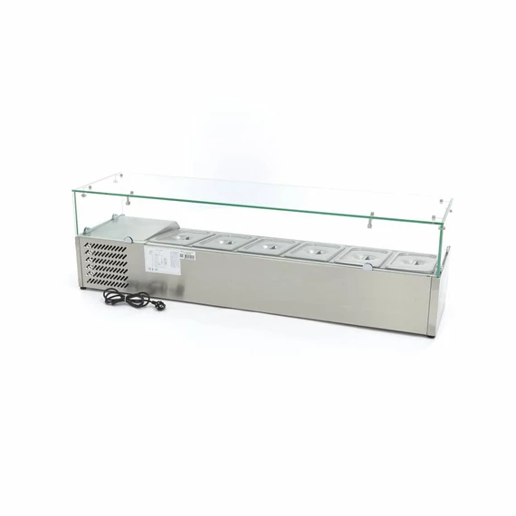 Feltéthűtő - 150cm - 6 x 1/3 GN számára