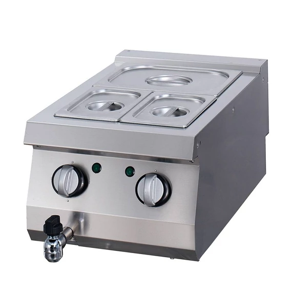 Nagy teljesítményű Bain Marie - Elektromos - egy zónás - 70cm mélységű