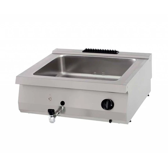 Nagy teljesítményű Bain Marie - gáz - Dupla zónás - 70cm mély