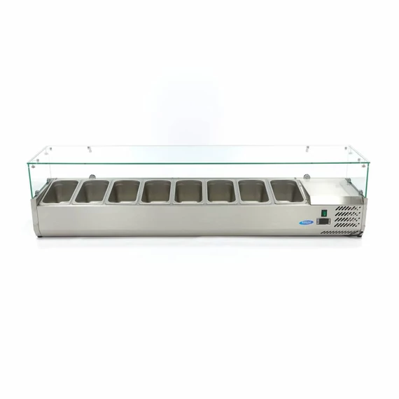 Feltéthűtő - 180cm - 8 x 1/3 GN tárolására alkalmas