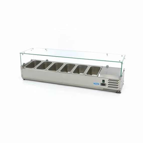 Feltéthűtő - 150cm - 6 x 1/3 GN számára