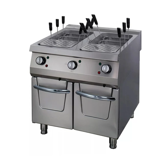 Prémium tésztafőző - Elektromos - 400V - Duplazónás - 90cm mélységű