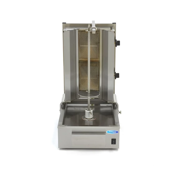 Gyros / Kebab grill gáz - 2 égővel - 20kg hús