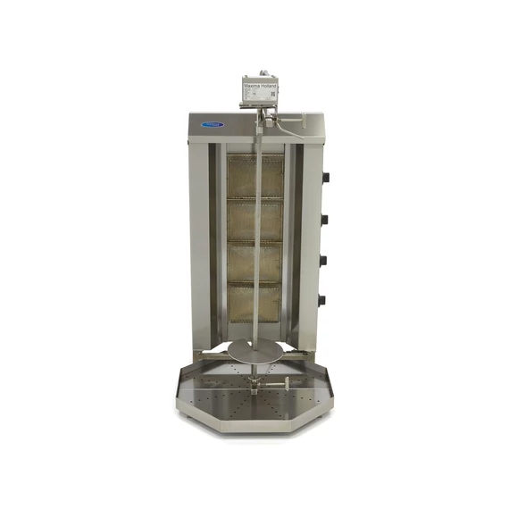 Gyros / Kebab grill gáz - 4 égővel - 50kg hús