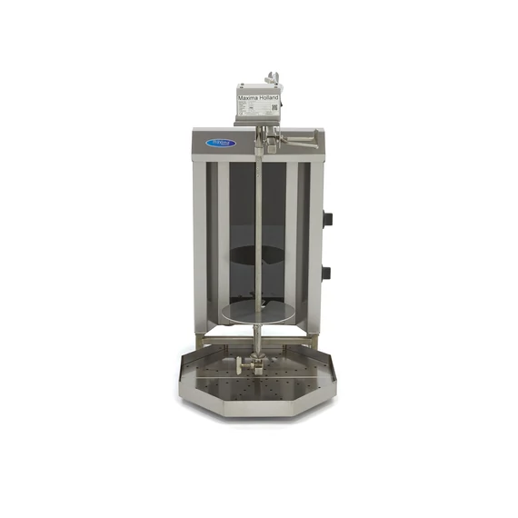Gyros / Kebab grill elektromos - 2 égővel - 20kg hús