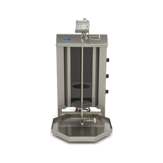Gyros / Kebab grill elektromos - 3 égő - 30kg hús