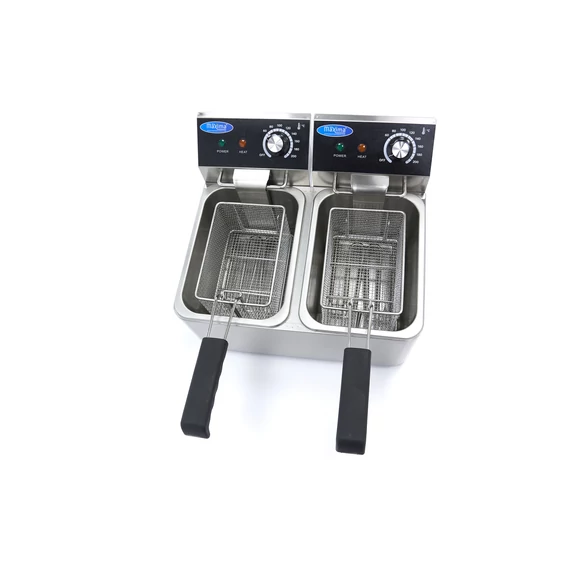Fritőz - 2 x 4L - 2 kosár - akár 1,5 kg sült krumpliig