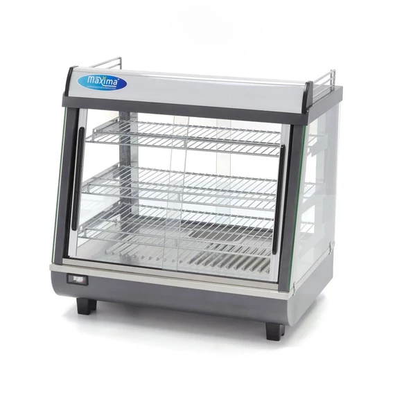 Fűtött bemutatóvitrin 67,5cm - 3 polc - 96L