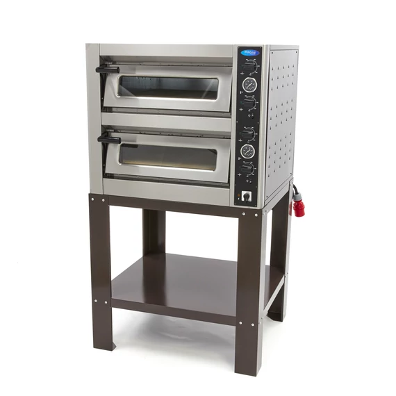 Pizzakemence alépítmény 4 + 4 x 30 cm dupla sütőhöz
