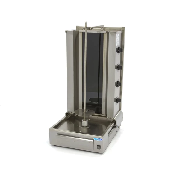 Gyros / Kebab grill elektromos - 4 égővel - 70kg hús