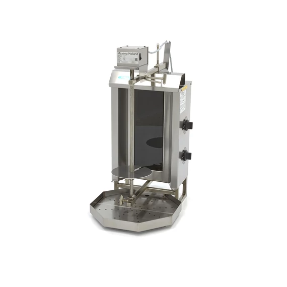 Gyros / Kebab grill elektromos - 2 égővel - 20kg hús