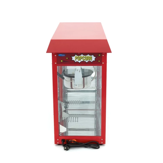 Popcorn gép - 150gr - melegítő vitrinnel