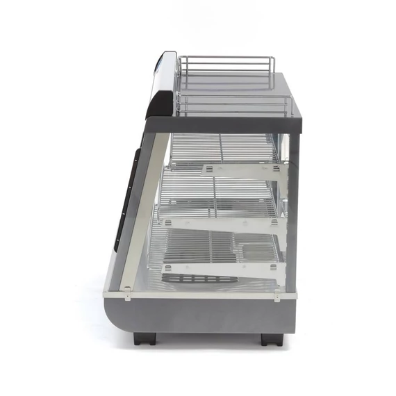 Fűtött bemutatóvitrin 67,5cm - 3 polc - 96L