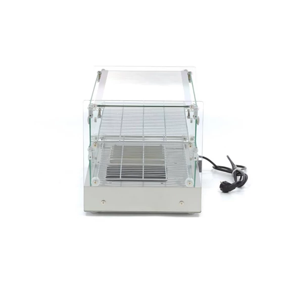 Fűtött bemutatóvitrin 55cm - 2 polc - 50L