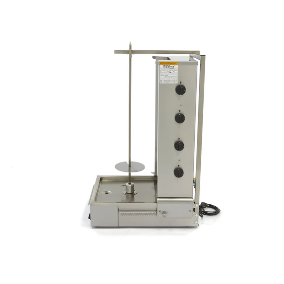 Gyros / Kebab grill gáz - 4 égő - 70kg hús