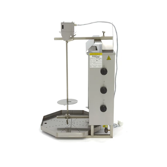 Gyros / Kebab grill gáz - 3 égő - 30kg hús