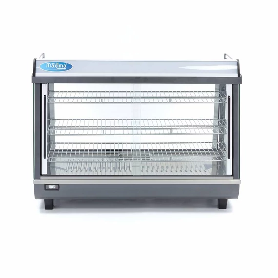 Fűtött bemutatóvitrin 91,5cm - 3 polc - 136L