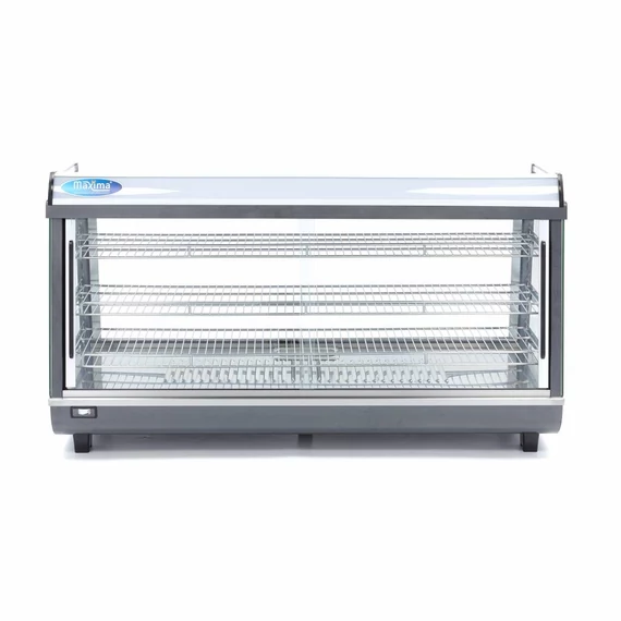 Fűtött bemutatóvitrin 121,5cm - 3 polc - 186L