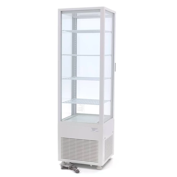 Asztali hűtővitrin 52cm - 235L - fehér