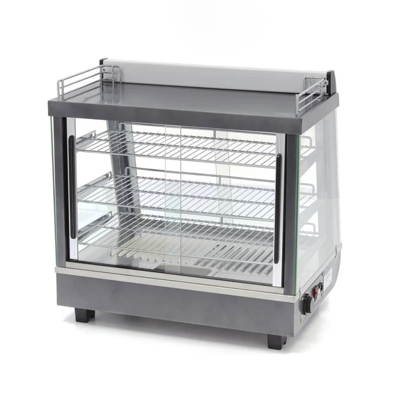 Fűtött bemutatóvitrin 67,5cm - 3 polc - 96L