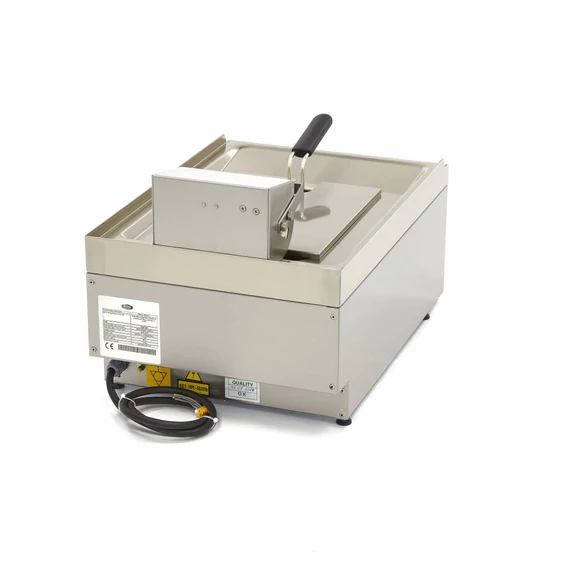 Fritőz - 10L - 1 kosár - lefolyócsappal - 400V