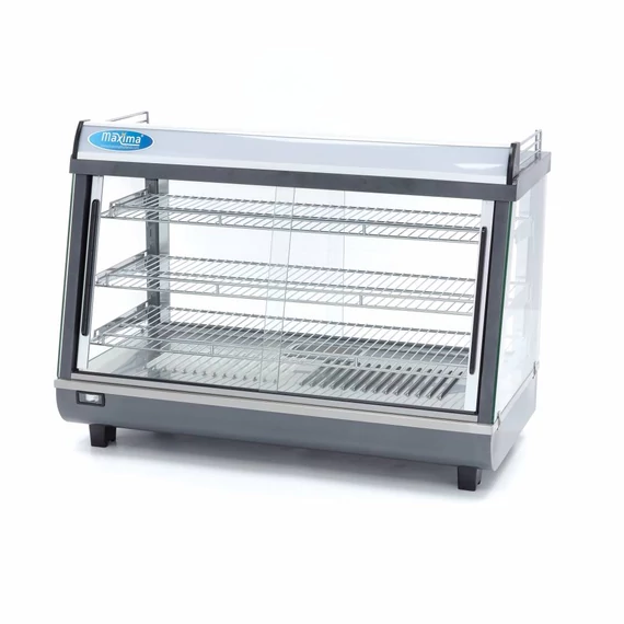 Fűtött bemutatóvitrin 91,5cm - 3 polc - 136L
