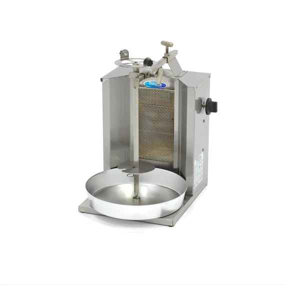 Gyros / Kebab grill gáz - 1 égő - 10 kg hús
