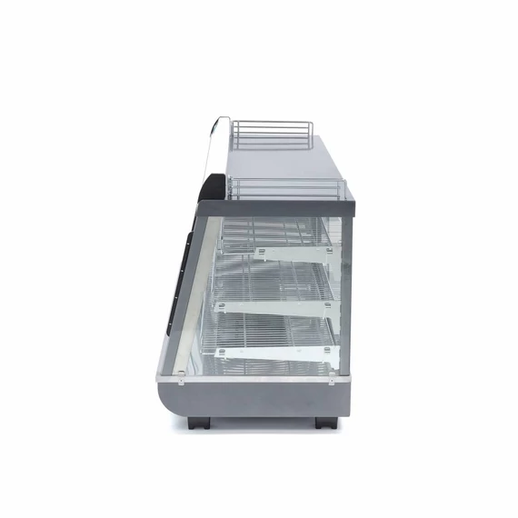 Fűtött bemutatóvitrin 121,5cm - 3 polc - 186L