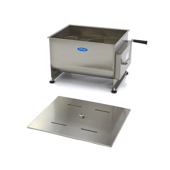 Húskeverő 50L - Kézi - Kettős tengely - 37,5kg hús