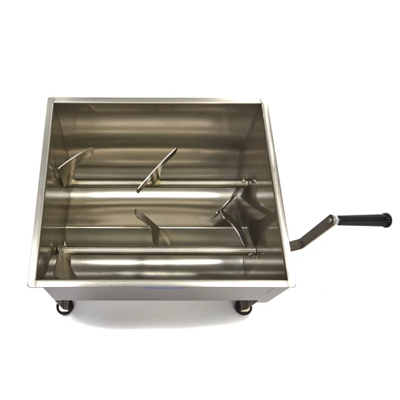 Húskeverő 40L - Kézi - Dupla tengelyes - 30kg hús