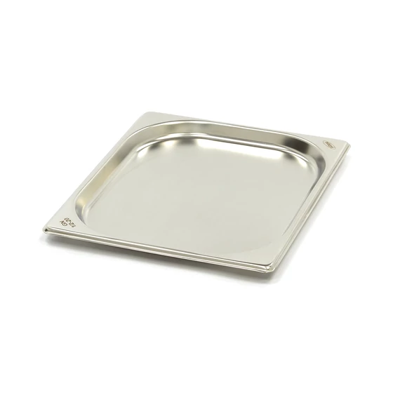 Gasztronorm tartály 1/2 GN - 2cm mély - 32,5 x 26,5cm - Rozsdamentes acél